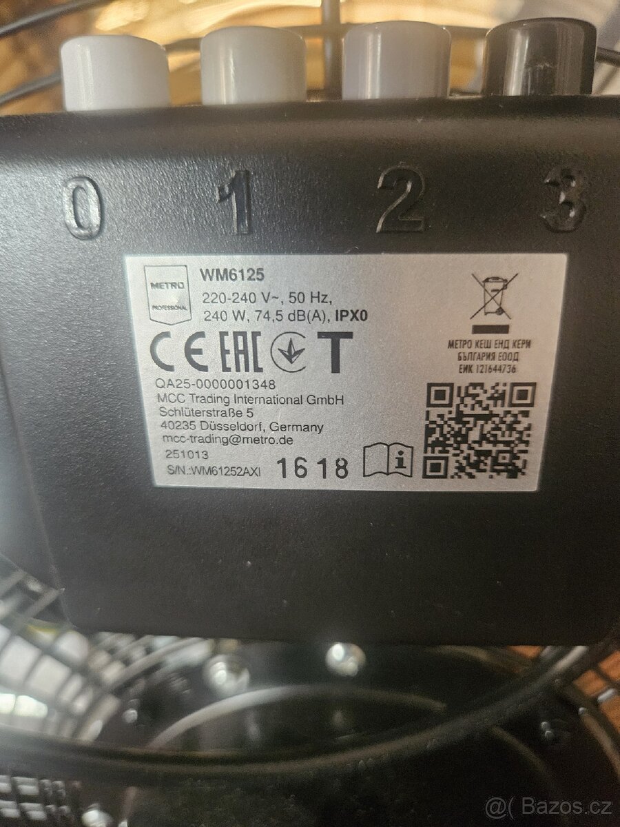 Ventilátor, větrák, velký výkonný - 2