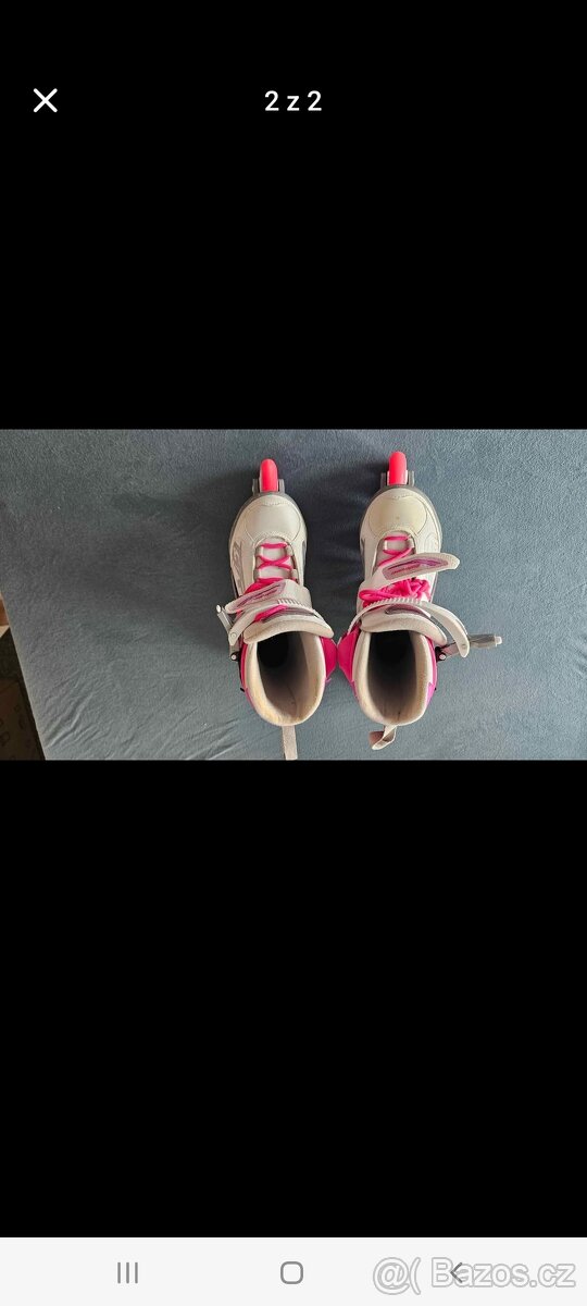 Bladerunner PHOENIX G - white/fuchsia 29-33 - 2