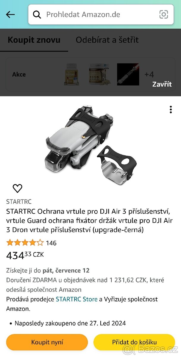Prodám držák vrtulí pro DJi Air3 - 2