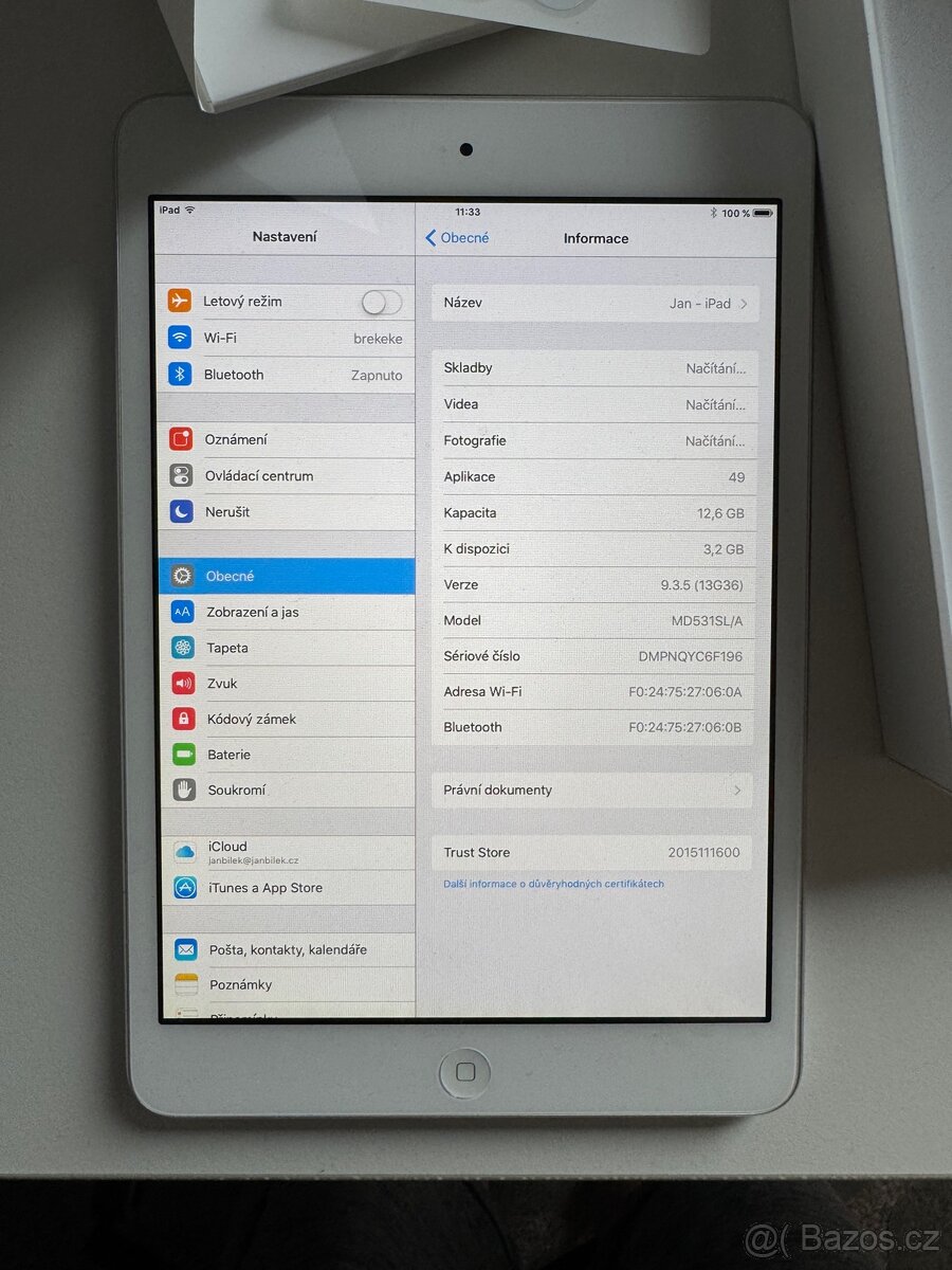 Apple iPad mini 16GB WiFi (MD531SL/A) bílý - 2