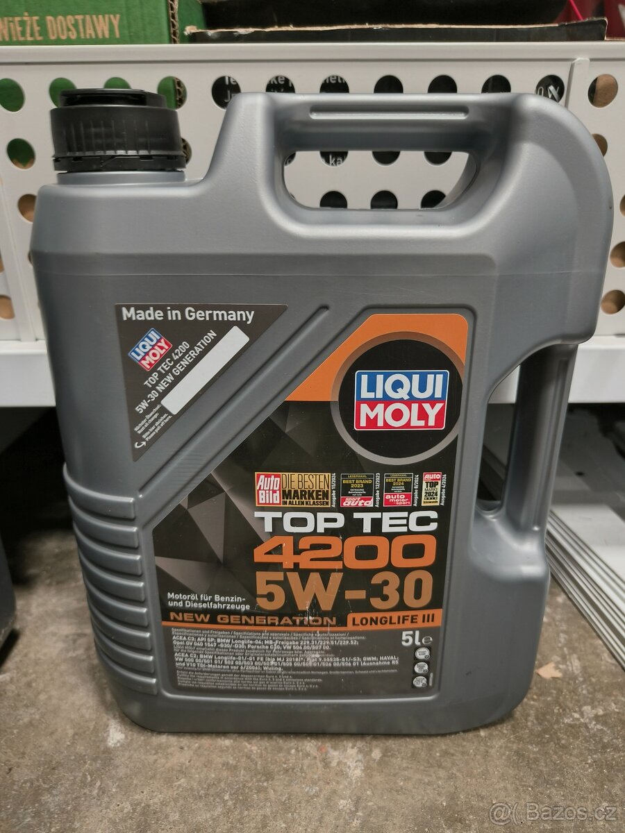 LIQUI MOLY originální oleje TopTec 5w30 C3 - 2