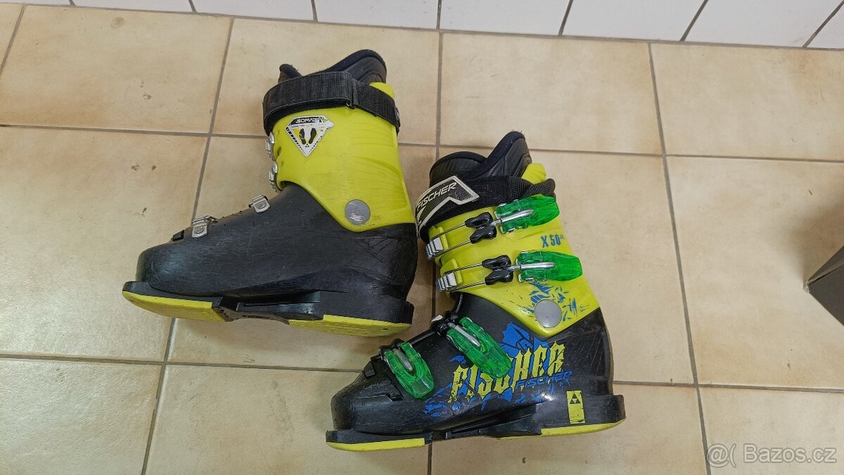 Prodám dětské lyžařské boty Fisher X50 vel. 22,5 - 2