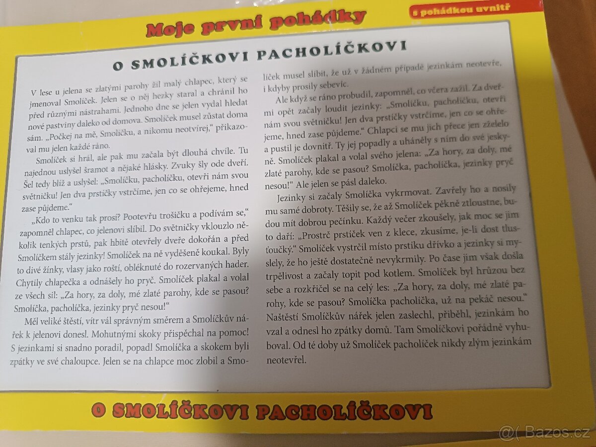 2x puzzle s pohádkou Moje první pohádky - 2