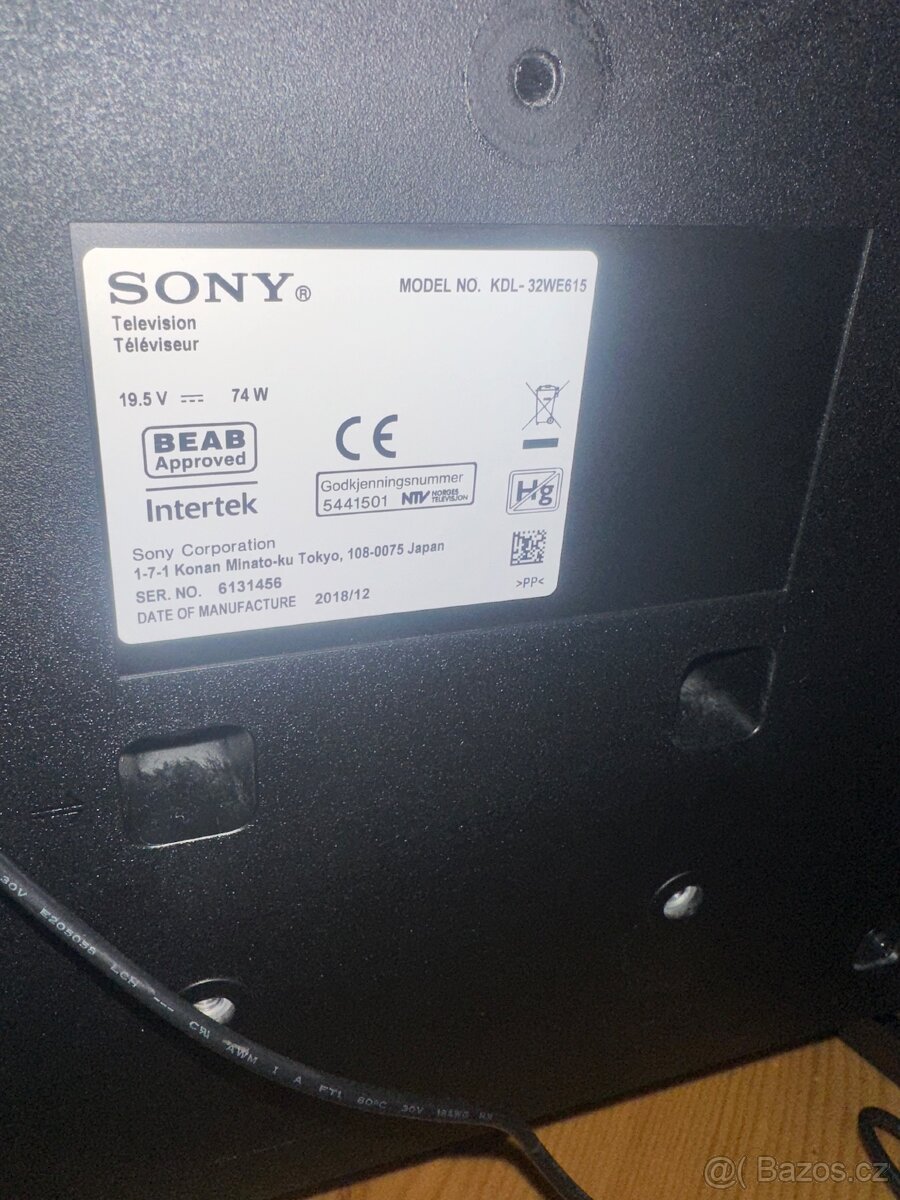 Televize SONY kdl-32we615 - 2