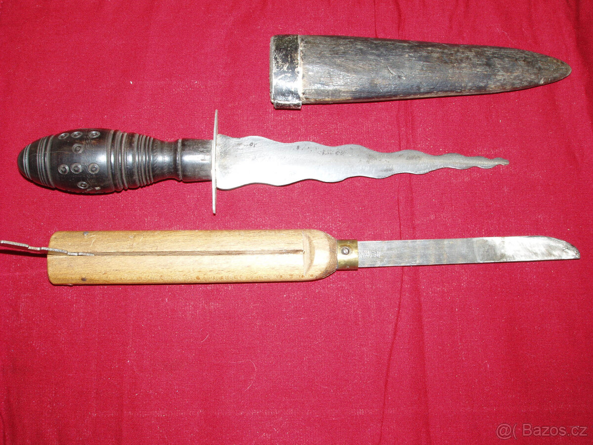 Starožitné nože, dýka - J.A.HENCKELS. SOLINGEN - 2