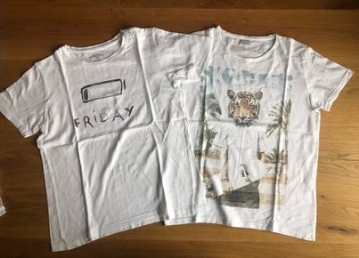 Různá trička ve vel. pánské S/M (chlapecké 152-176) - 2