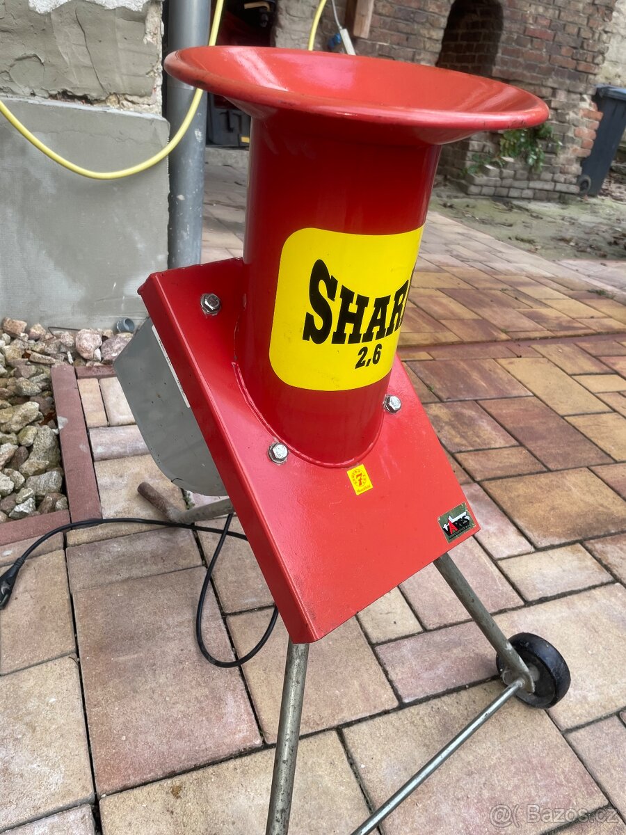 Drtič větví (zahradního odpadu) 2.6kw - 2