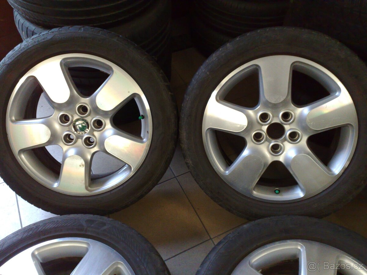 alu kola skoda 5x112 r17 original škoda scout 225/50/17 - 2
