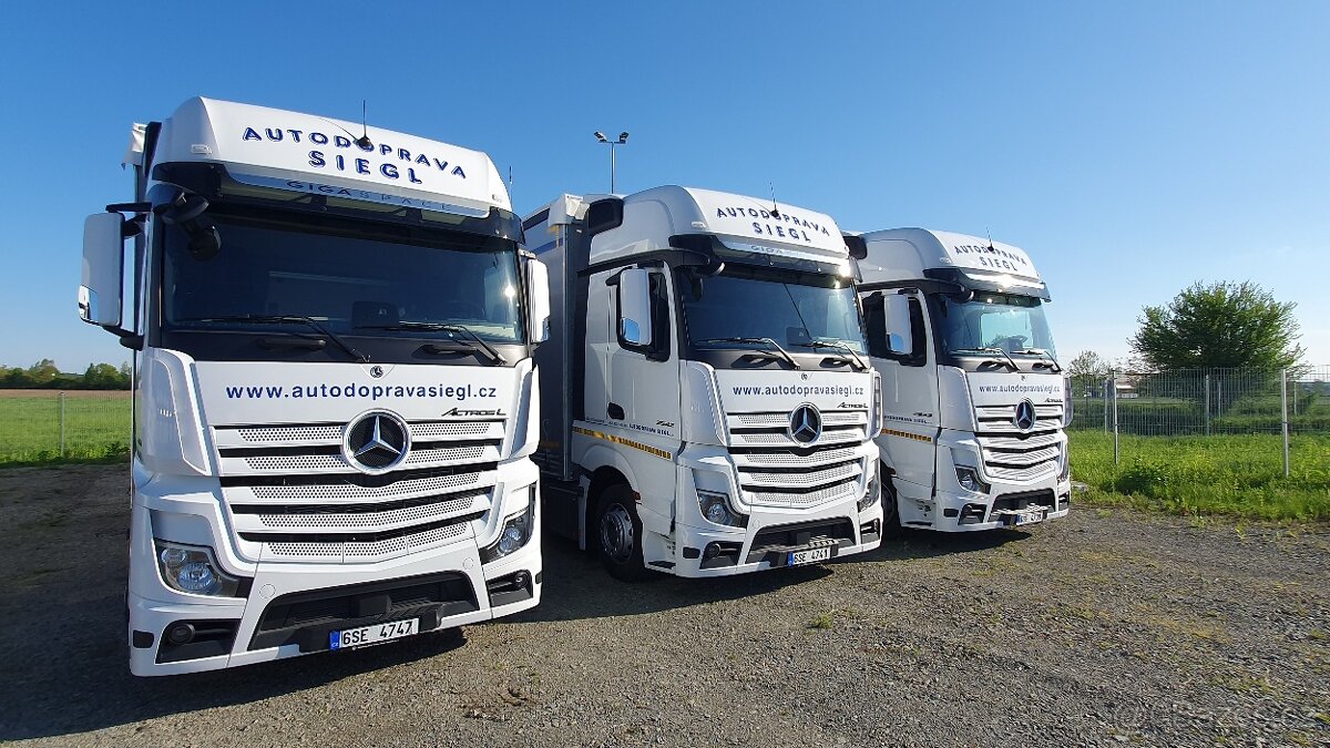 Řidič sk. C+E, VKD (Mohelnice)-spaní v autě max 1x v týdnu - 2