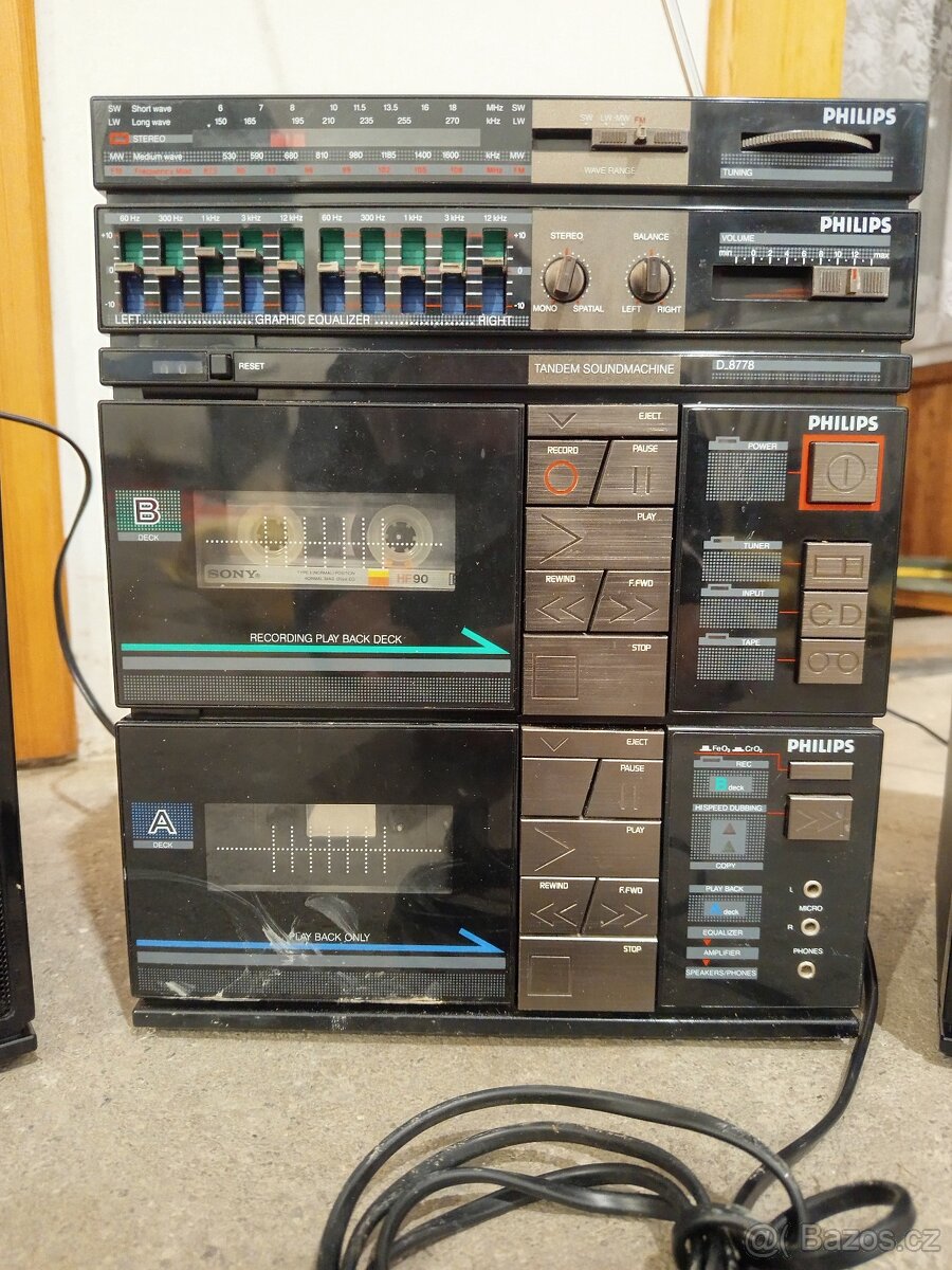 Legendární Philips D-8778 Tandem Soundmachine - 2