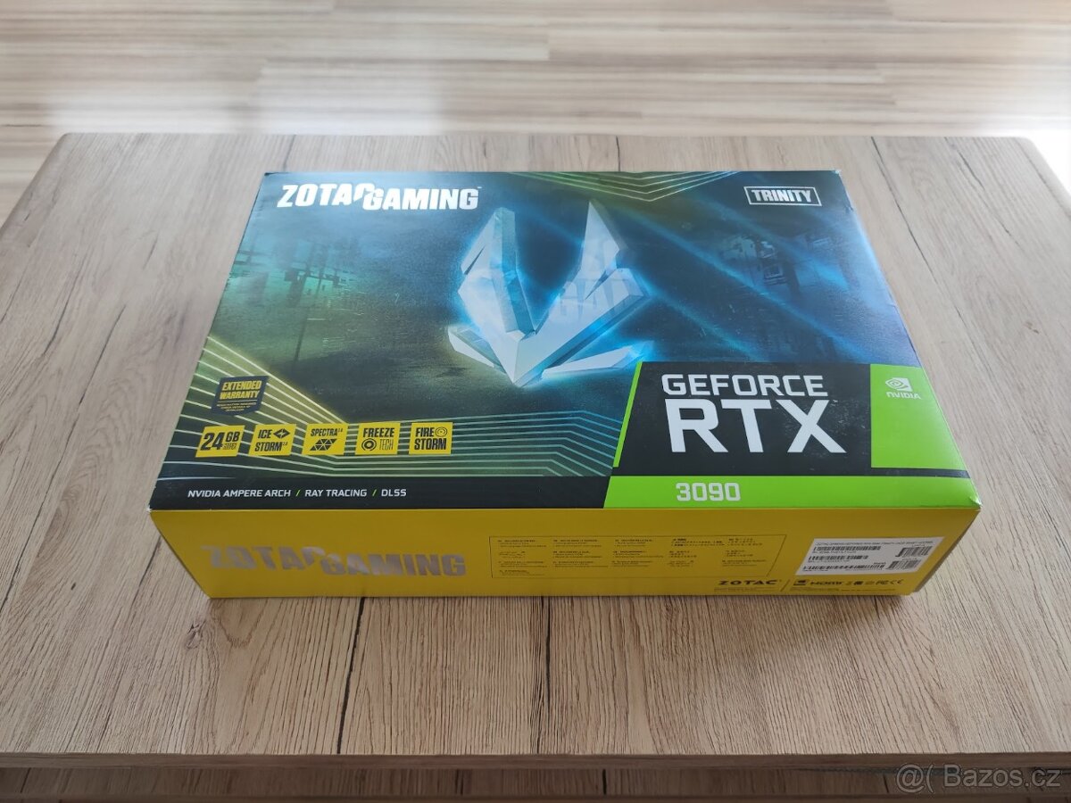 NVIDIA RTX 3090 ORIGINÁLNÍ KRABICE IHNED K ODBĚRU - 2
