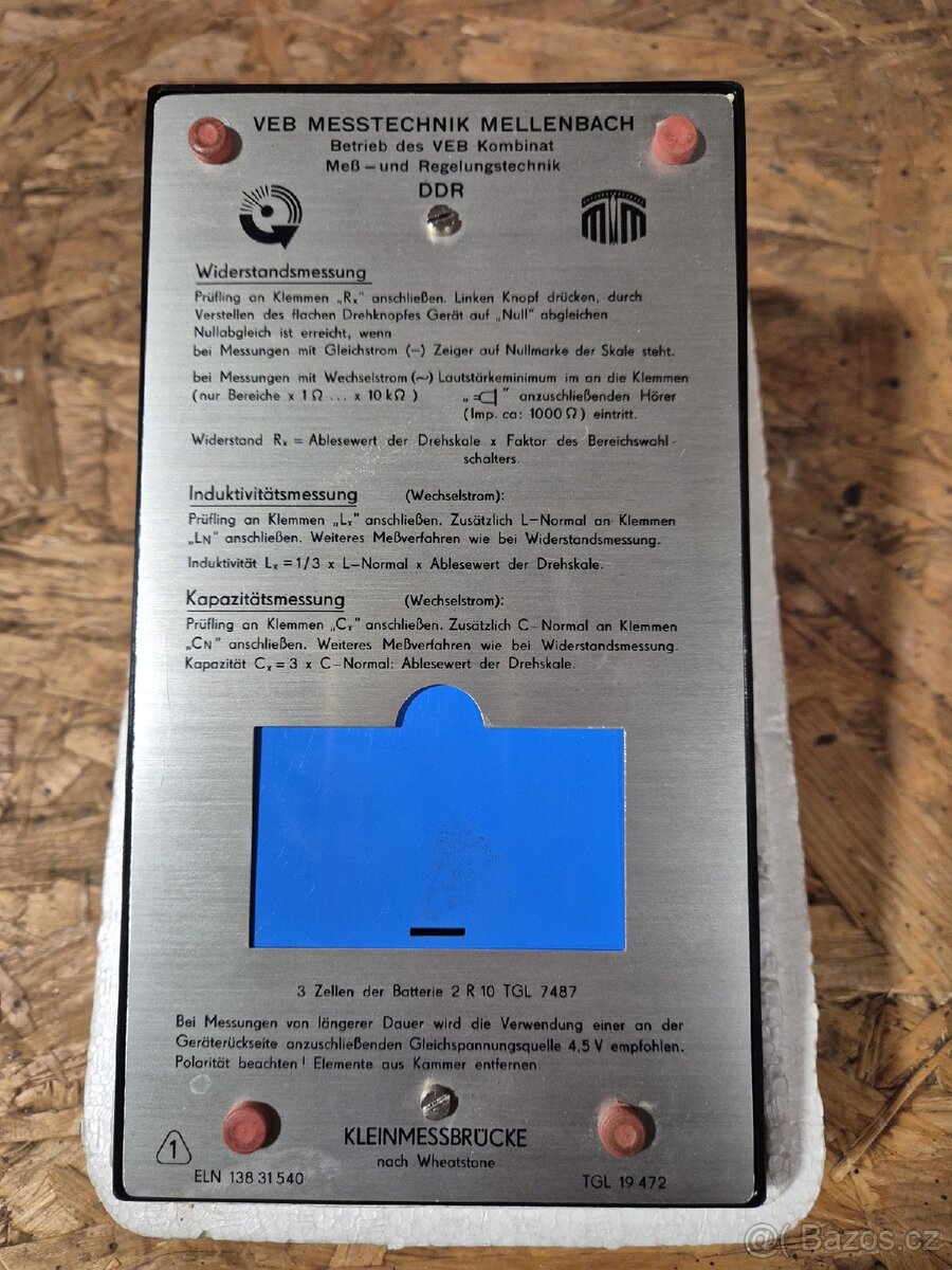 Odporový měřící můstek - 2