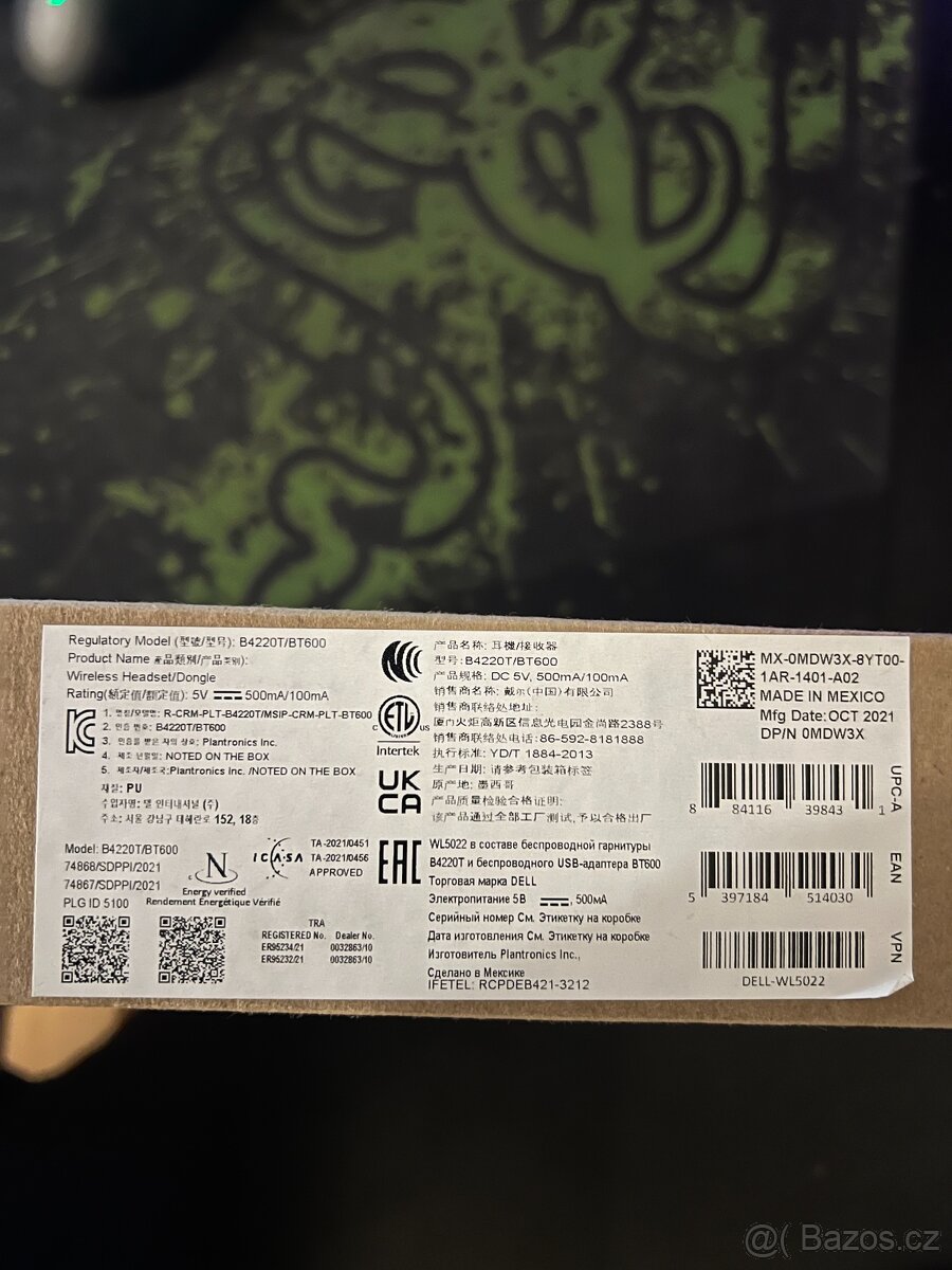 Dell Pro Wireless Headset WL5022 – nové - 2