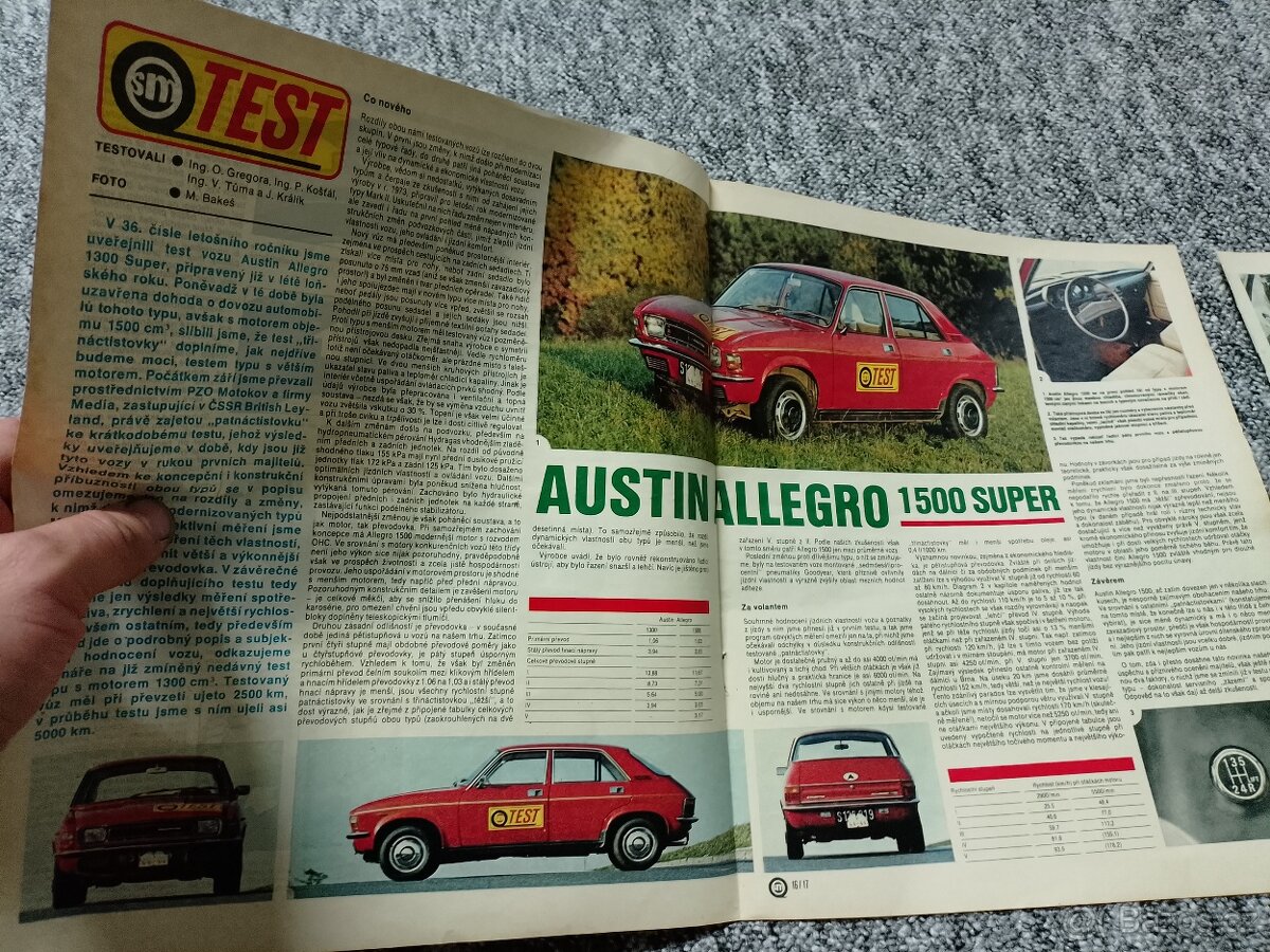 Austin Allegro test Svět motorů - 2