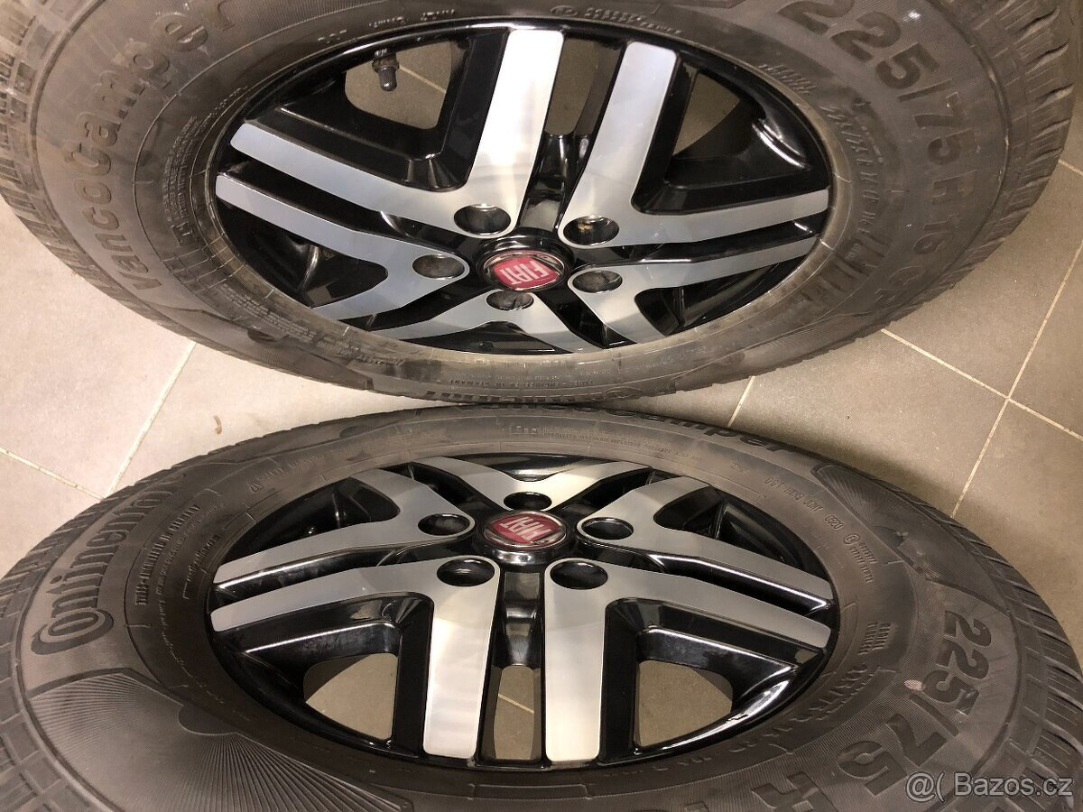 1ks originál alu disku Fiat 6Jx16" ET68 5x130 - 2