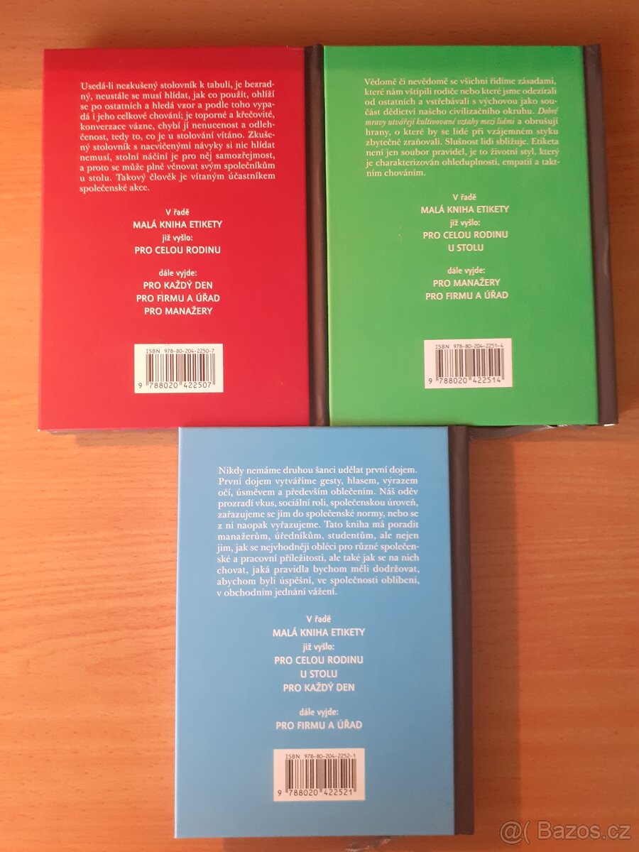 Ladislav Špaček- 3x Malá kniha etikety - 2