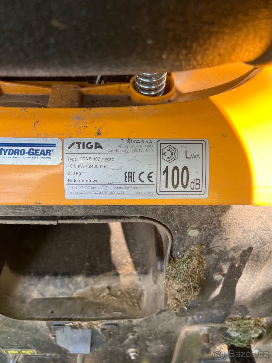 STIGA Estate 7102 W top stav - 2