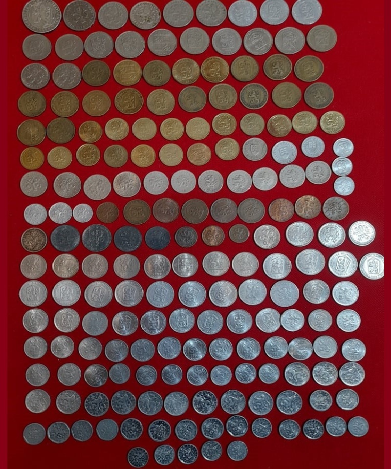 ČSR mince 191 Kusů - Žádný stejný rok - 2