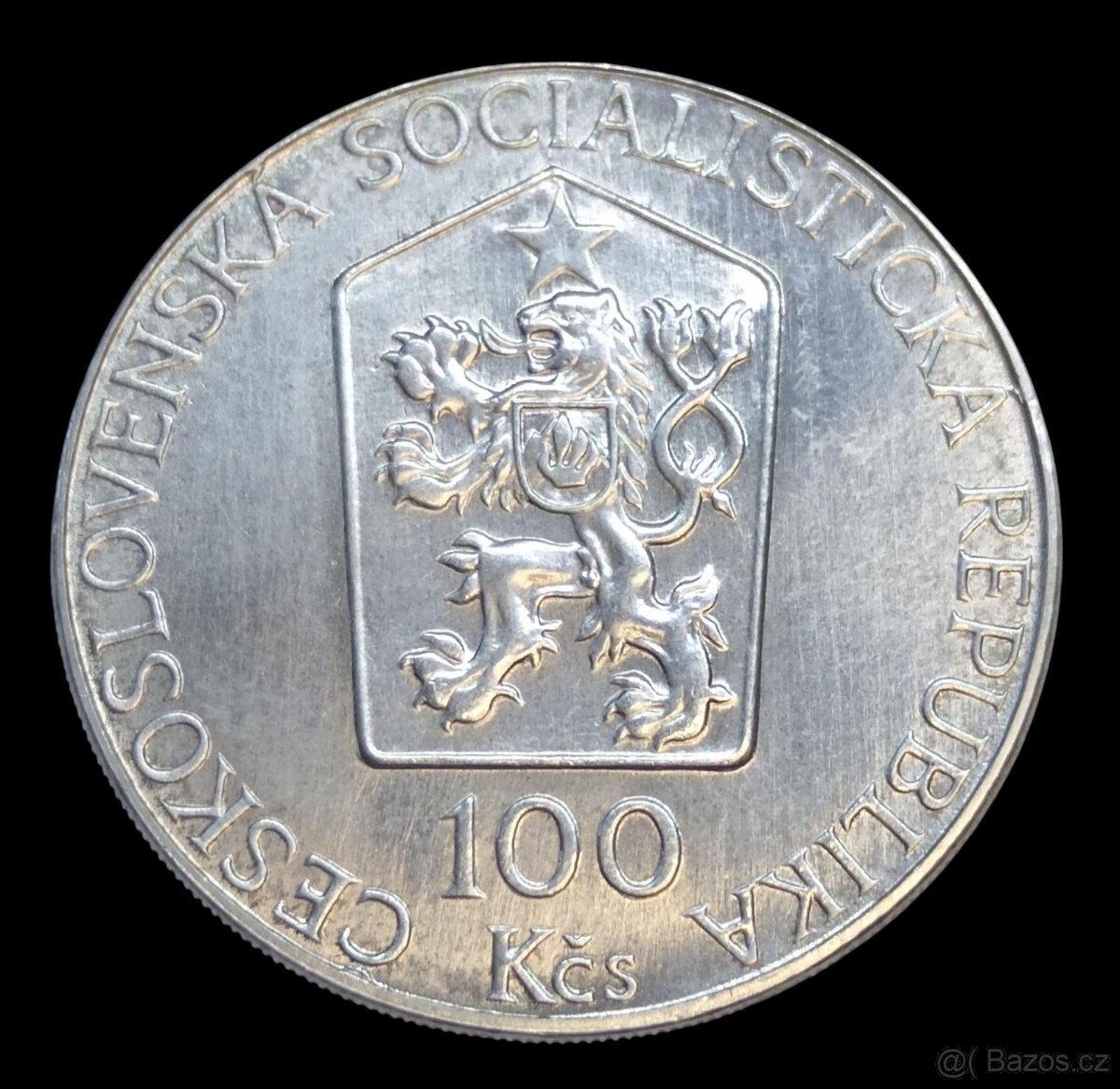 Stříbrná 100 Koruna 1989 - 17. Listopad - 2