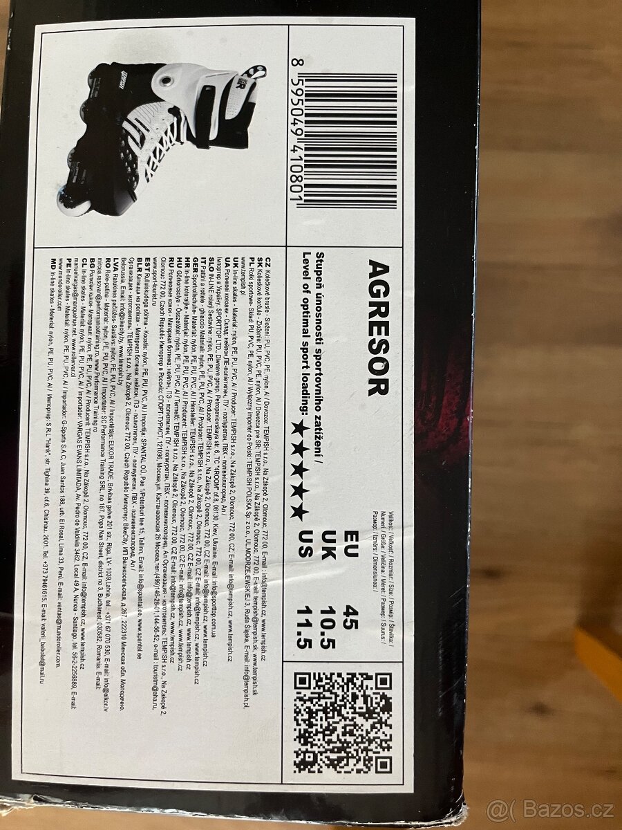 Kolečkové brusle Tempish Agresor 45 - 2