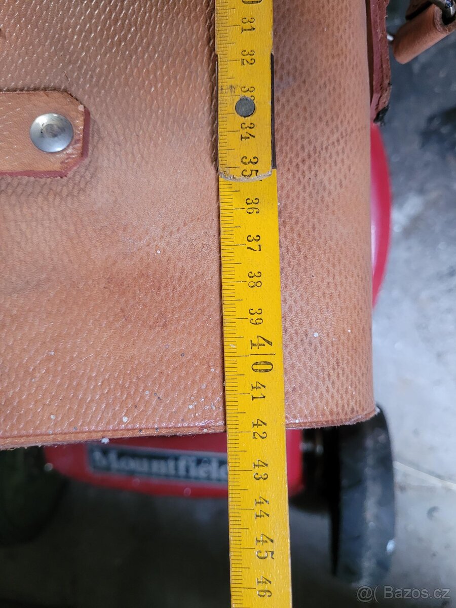 Brašna na nářadí kožená stará nepoužitá - 2
