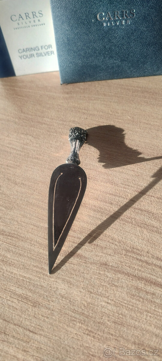 stříbrná starožitná lžíce - 2