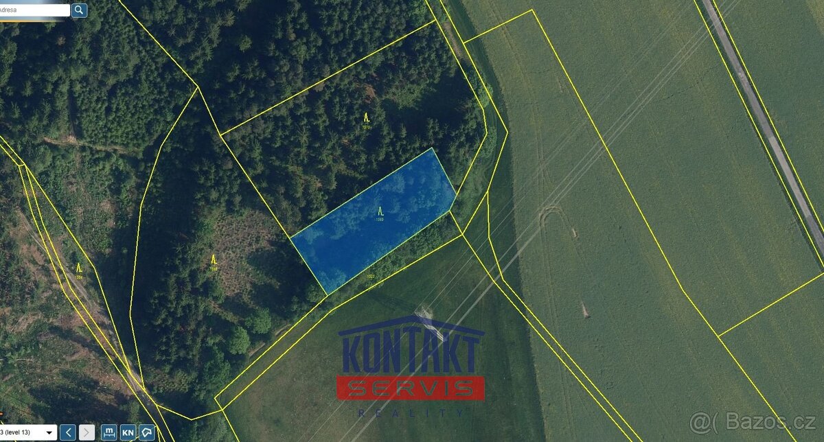 Prodej lesních pozemků u obce Radostín, ev.č. VŠ-7690 - 2