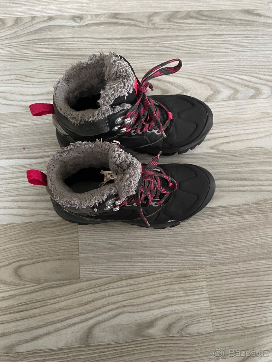 Dětské, zimní, zateplené, nepromokavé boty. Velikost 35-36 - 2