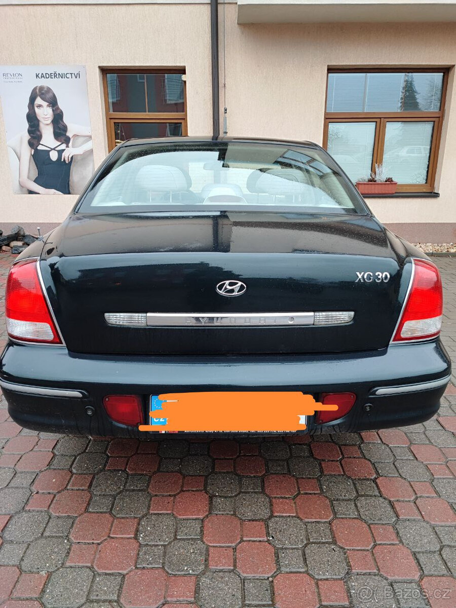 Černá Hyundai XG 30/automat/benzín/technická do 23.5.26 - 2
