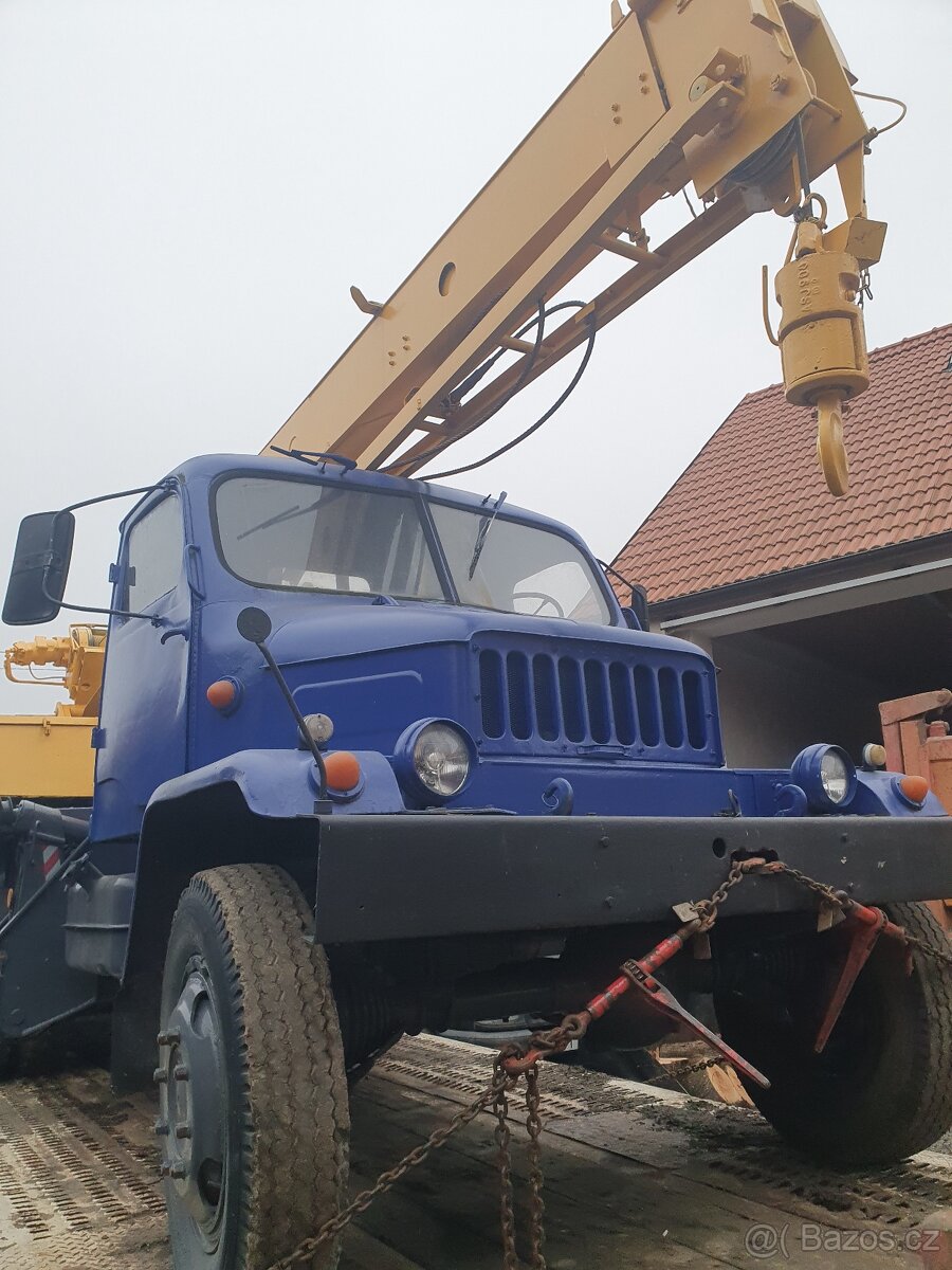 Autojeřáb Praga V3S AD80 - 2