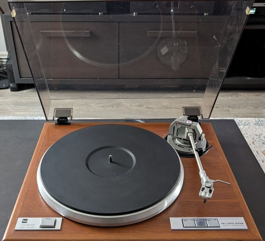 DUAL CS 5000, špičkový křemíkem řízený gramofon v top stavu - 2