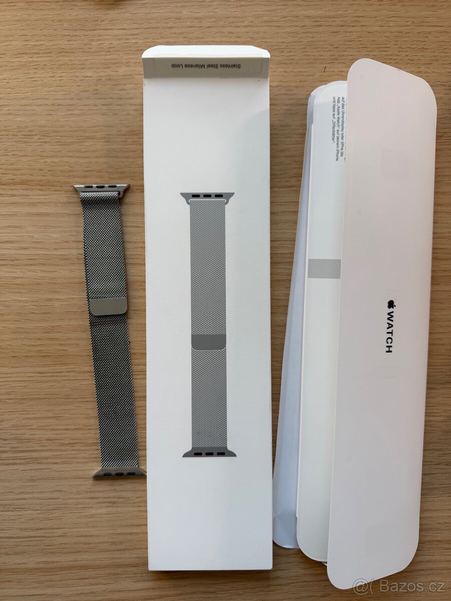 Milánský tah 45mm Apple Silver - 2