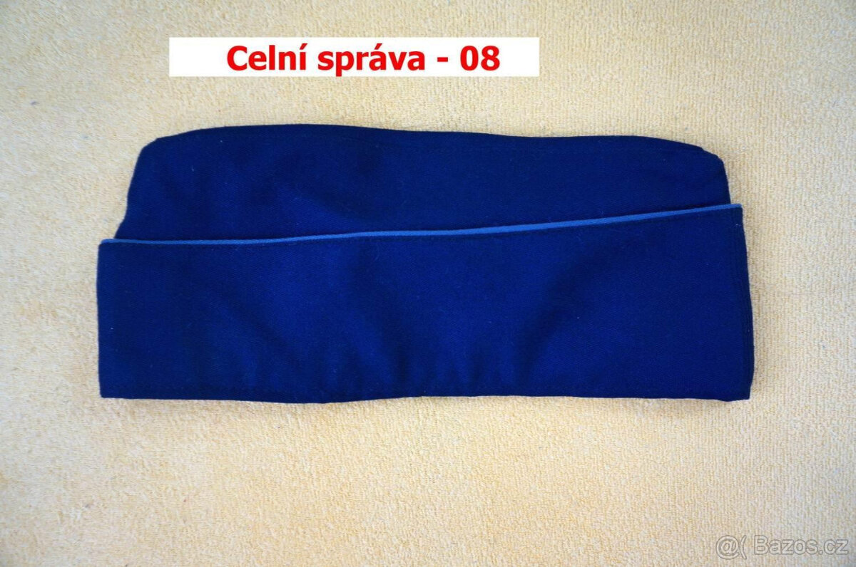 Lodička - Celní správa + Čepicový odznak - ČSFR - 2