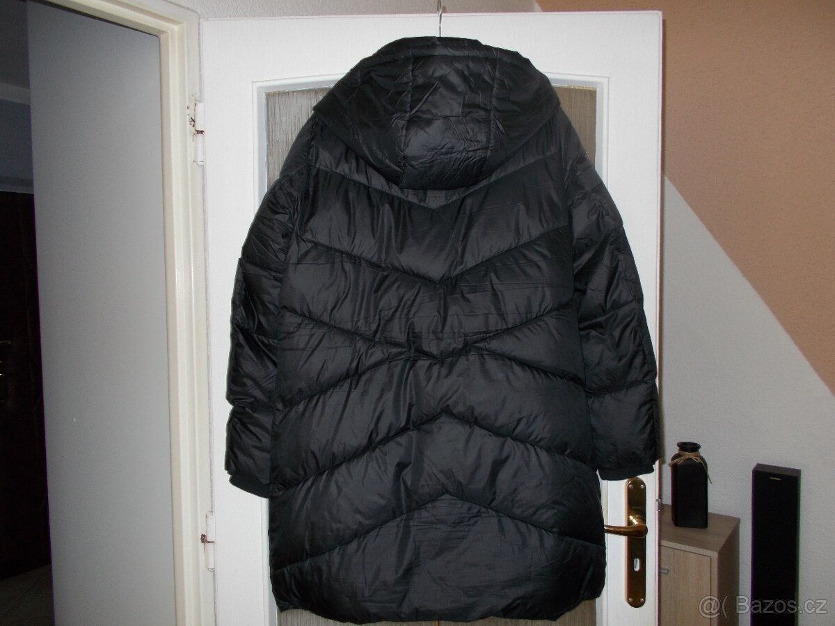 zimní černá bunda,kabát - 2
