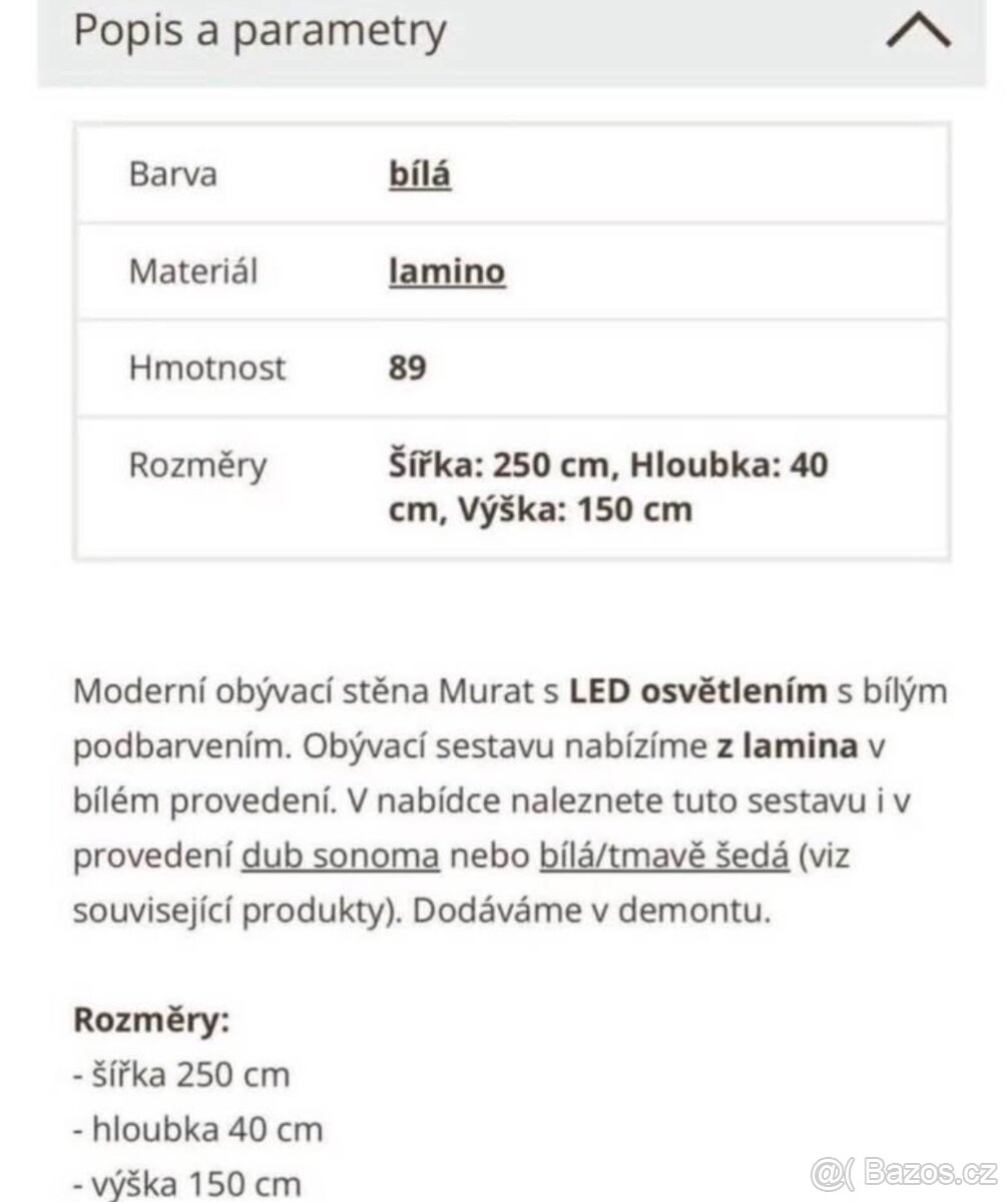 Obývací stěna - 2