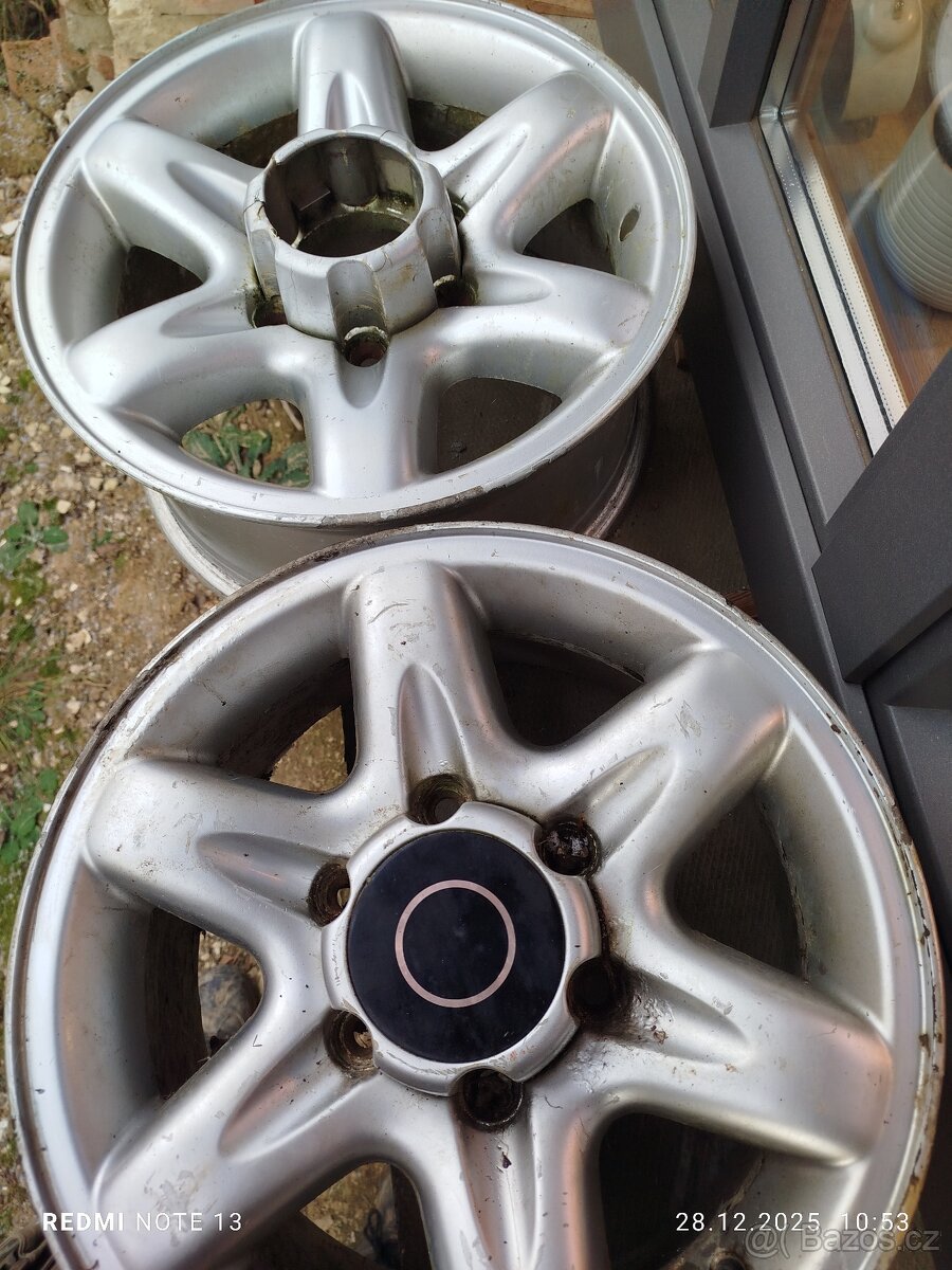 Prodám hliníkové disky 7J-16x38 - 2