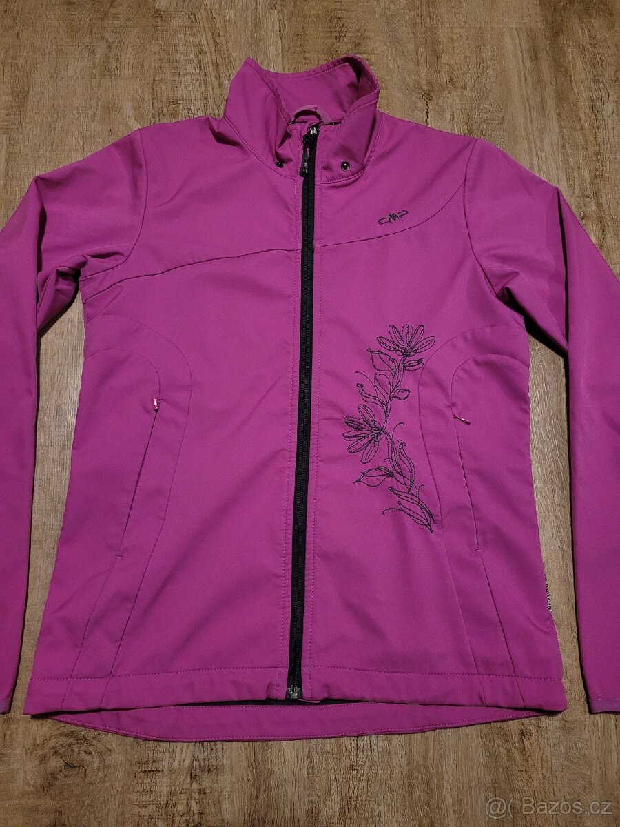 Lehká růžová softshellová bunda CMP - 2