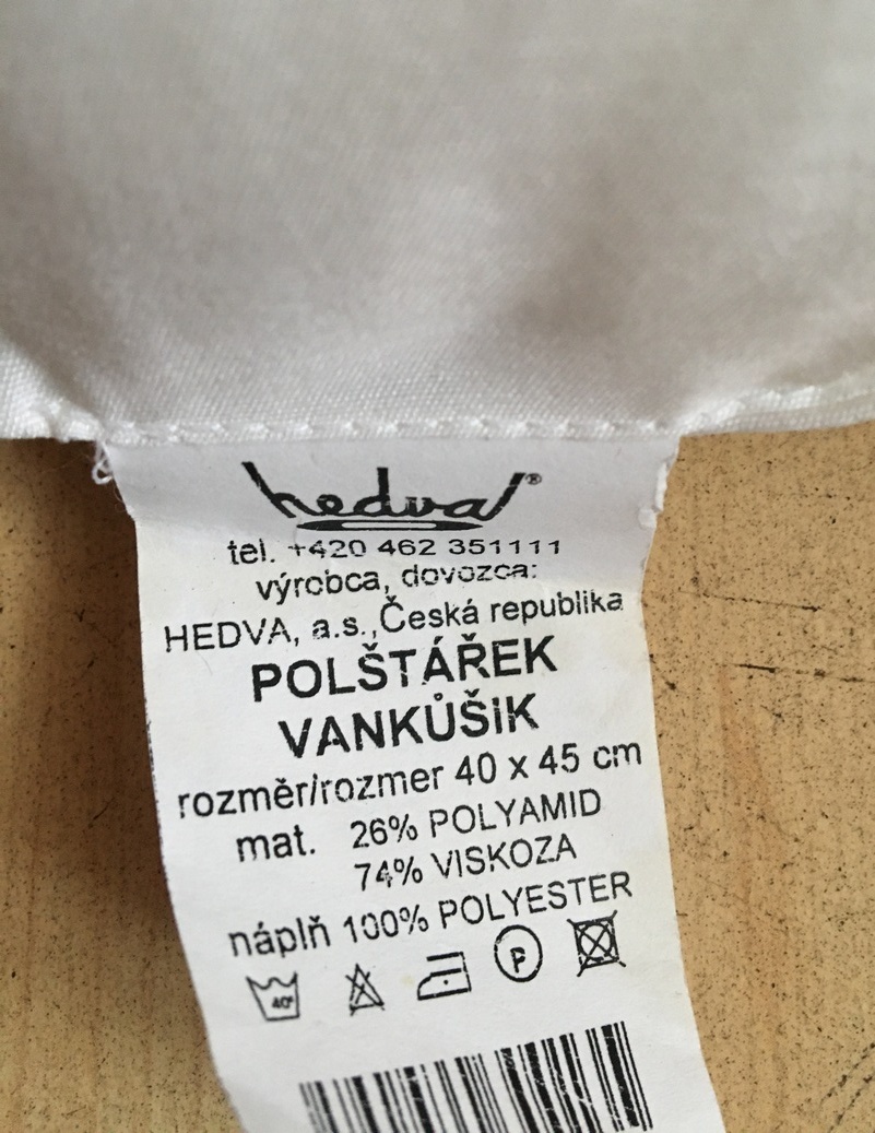 2 x polštářek Hedva - 2