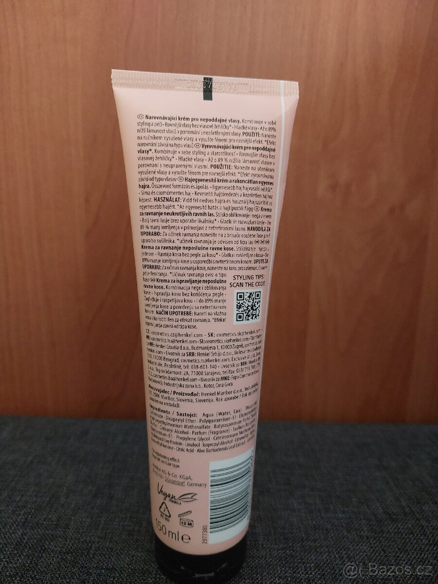 Narovnávající krém Schwarzkopf - 2