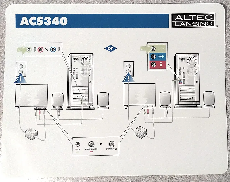 Altec Lansing ACS340 s aktivním subwooferem - 2