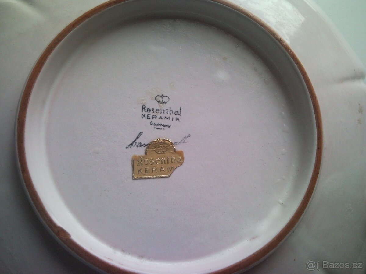 STAROŽITNOST - KERAMICKÁ MÍSA ROSENTHAL - 2