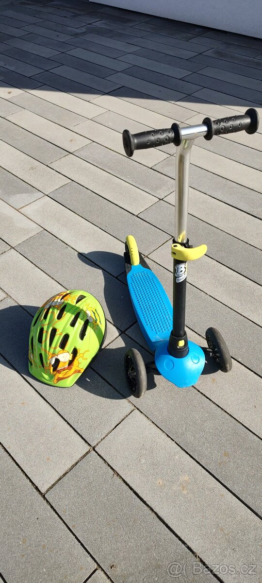 Dětská koloběžka Oxelo i s helmou - 2