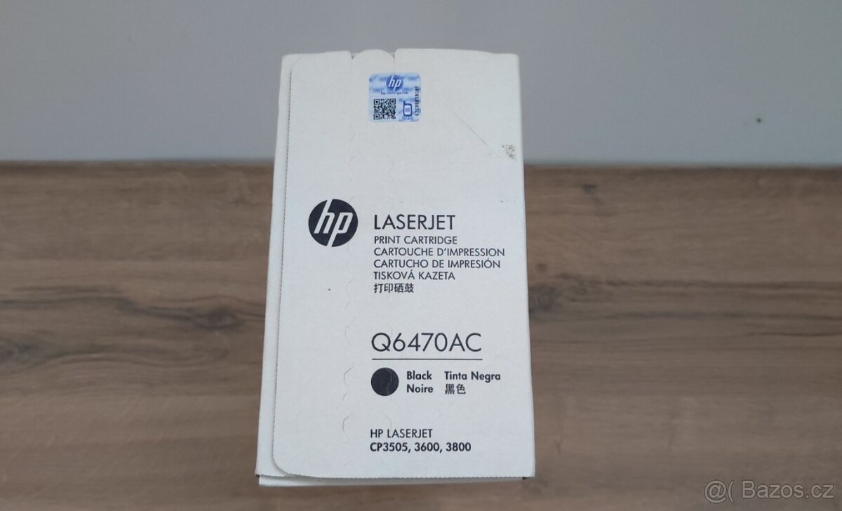 originální toner HP Q6470A nový - 2