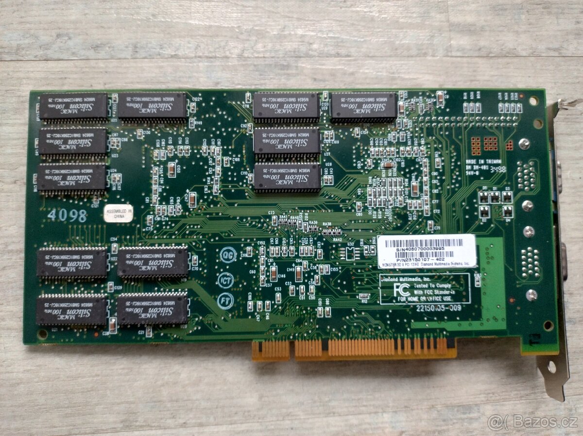 3dfx Voodoo 2 12MB - poškozená - 2