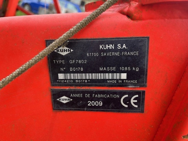 Prodám nesený obraceč sena KUHN GF 7802 - 2