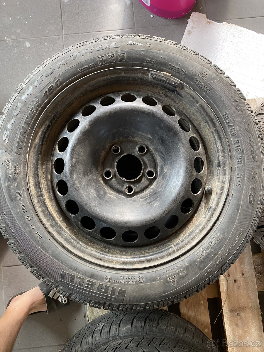 Plechove disky 185/60 R15 - 2