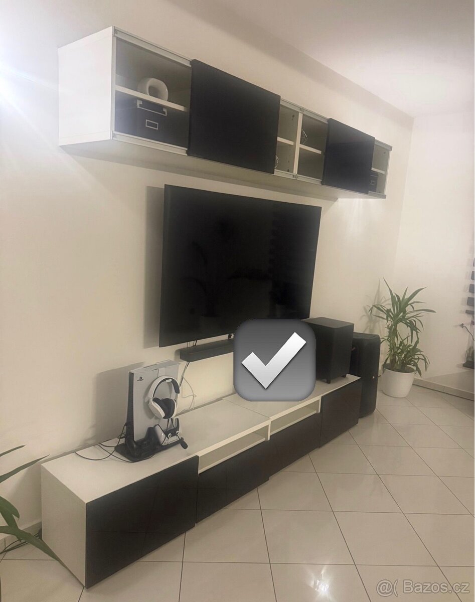 🖤 Ikea Besta - TV stěna 240 cm - 2