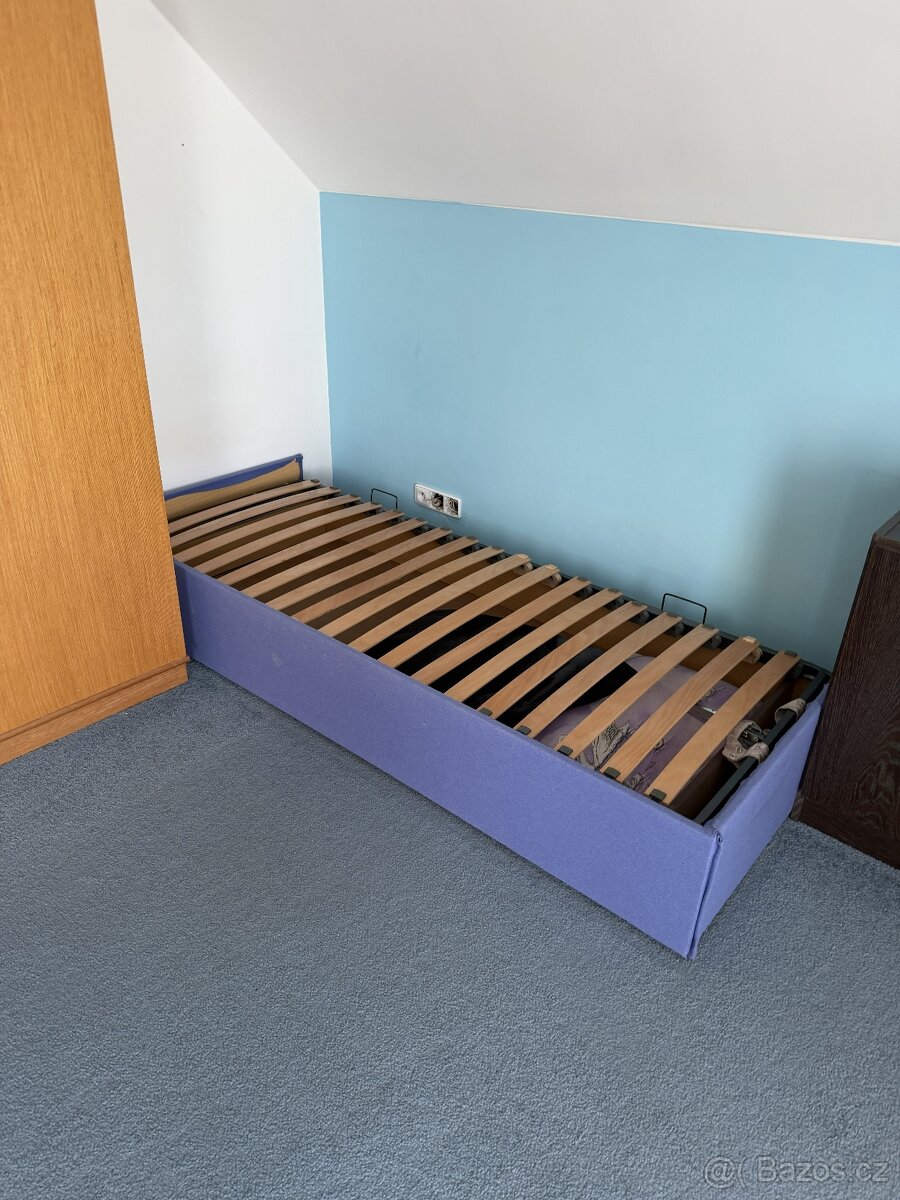 dvě samostatné válendy s nastavitelným roštem - 2