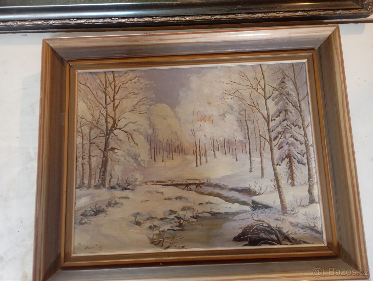Obraz od Adolf "Delfin " Danicek 70x 55 cm - 2
