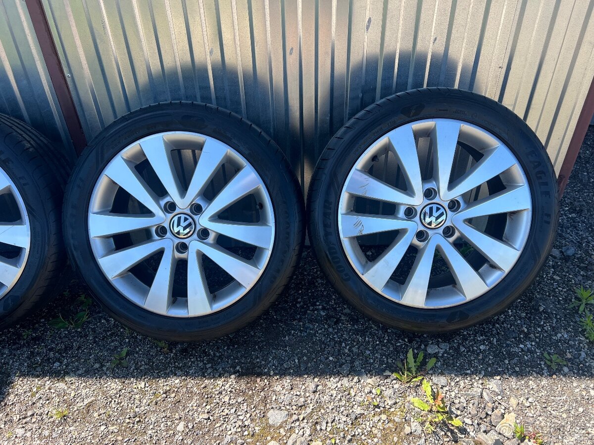 Originální letní alu sada VW GTD 225/45R17, Good Year 6,5mm - 2